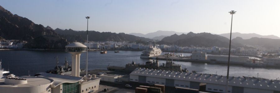 Muscat, am Hafen